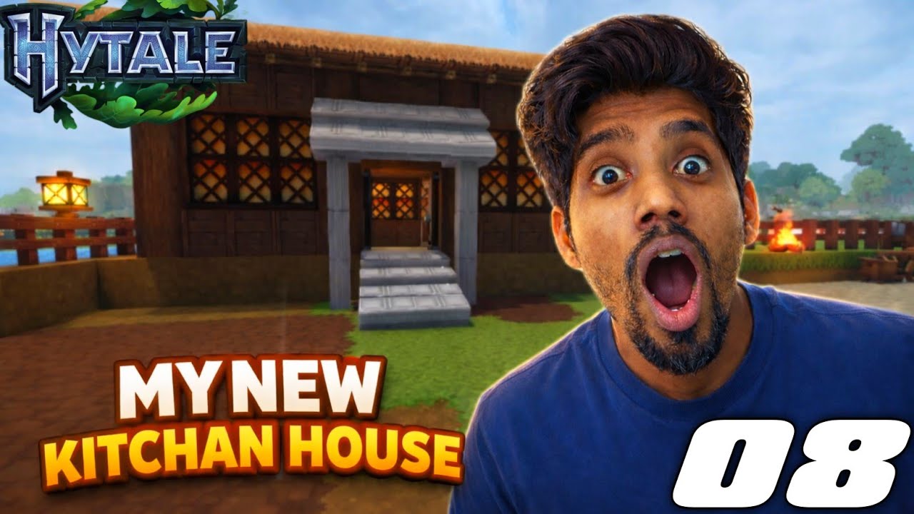 Finally Bana Li Kitchen 😍 Hytale House Interior Build | 🔥 Full Build Process episode08