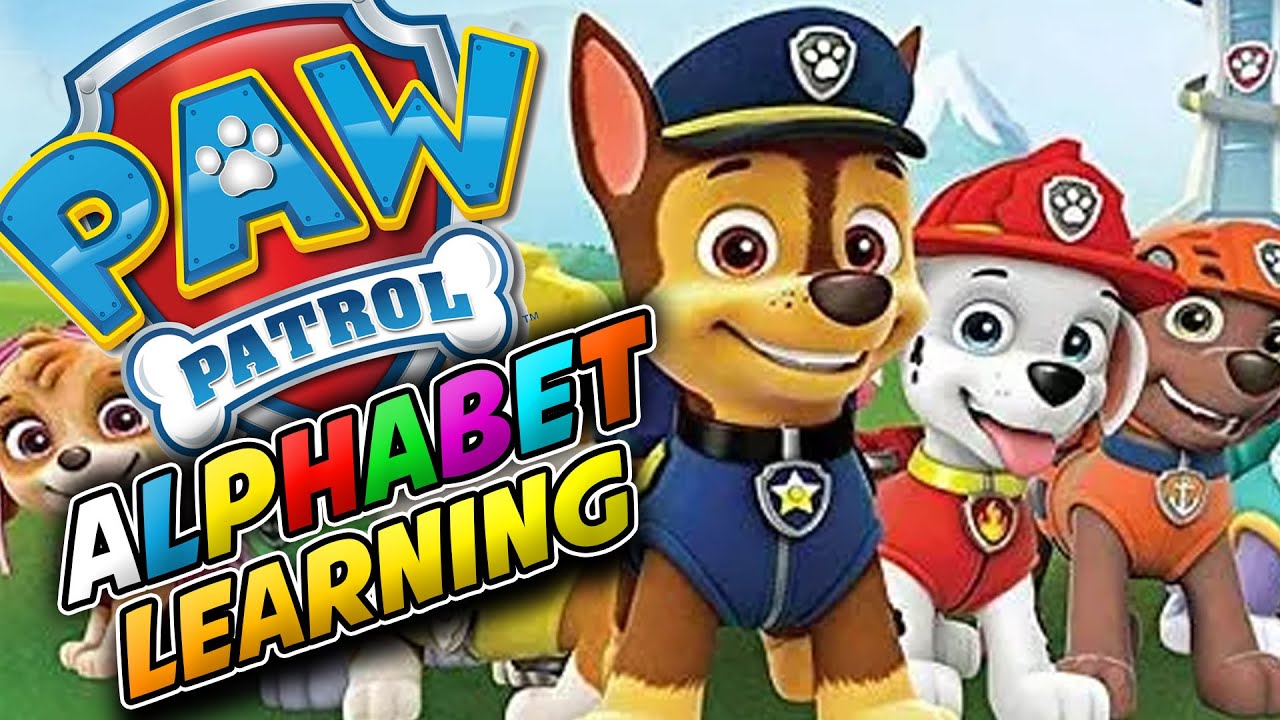 Paw Patrol: Alphabet Learning Part 1 - kids learn letters!