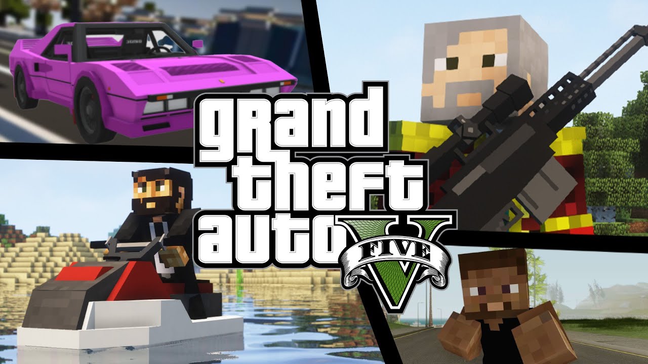 25 MODS QUE TRANSFORMAM O MINECRAFT NO GTA