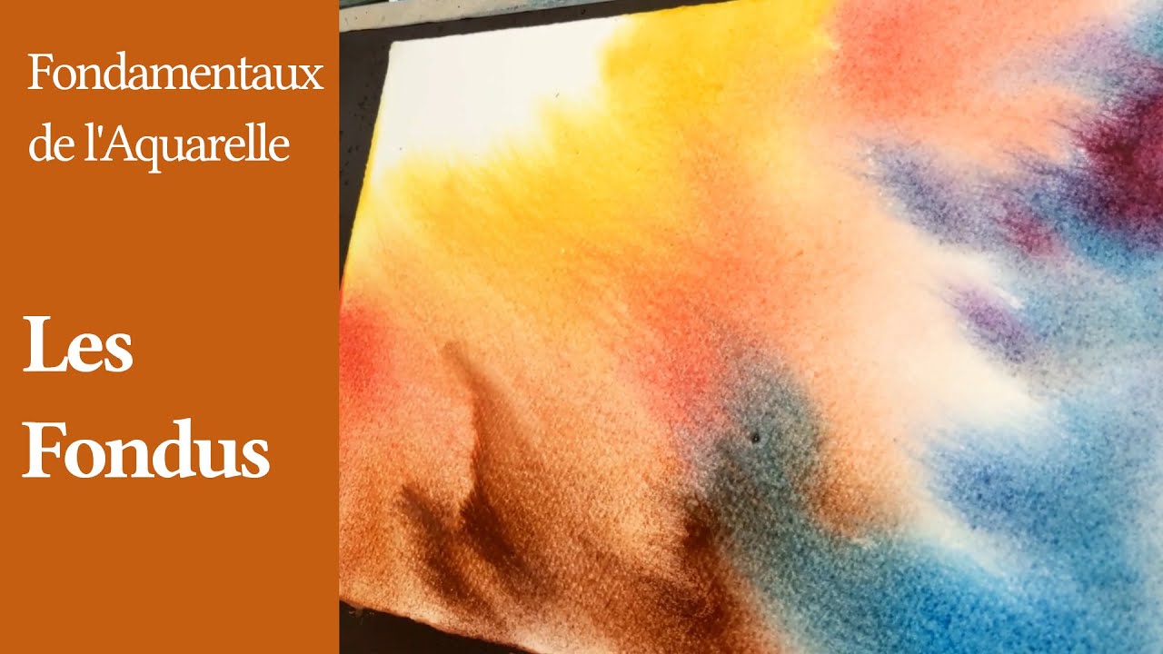 Peindre un fond spectaculaire à l'aquarelle : la technique du fondu - Fondamentaux #14
