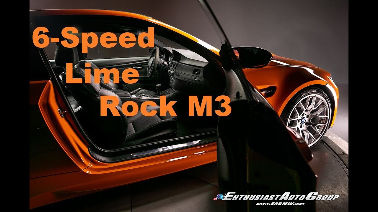 History and Undercarriage: 6-Speed Lime Rock M3