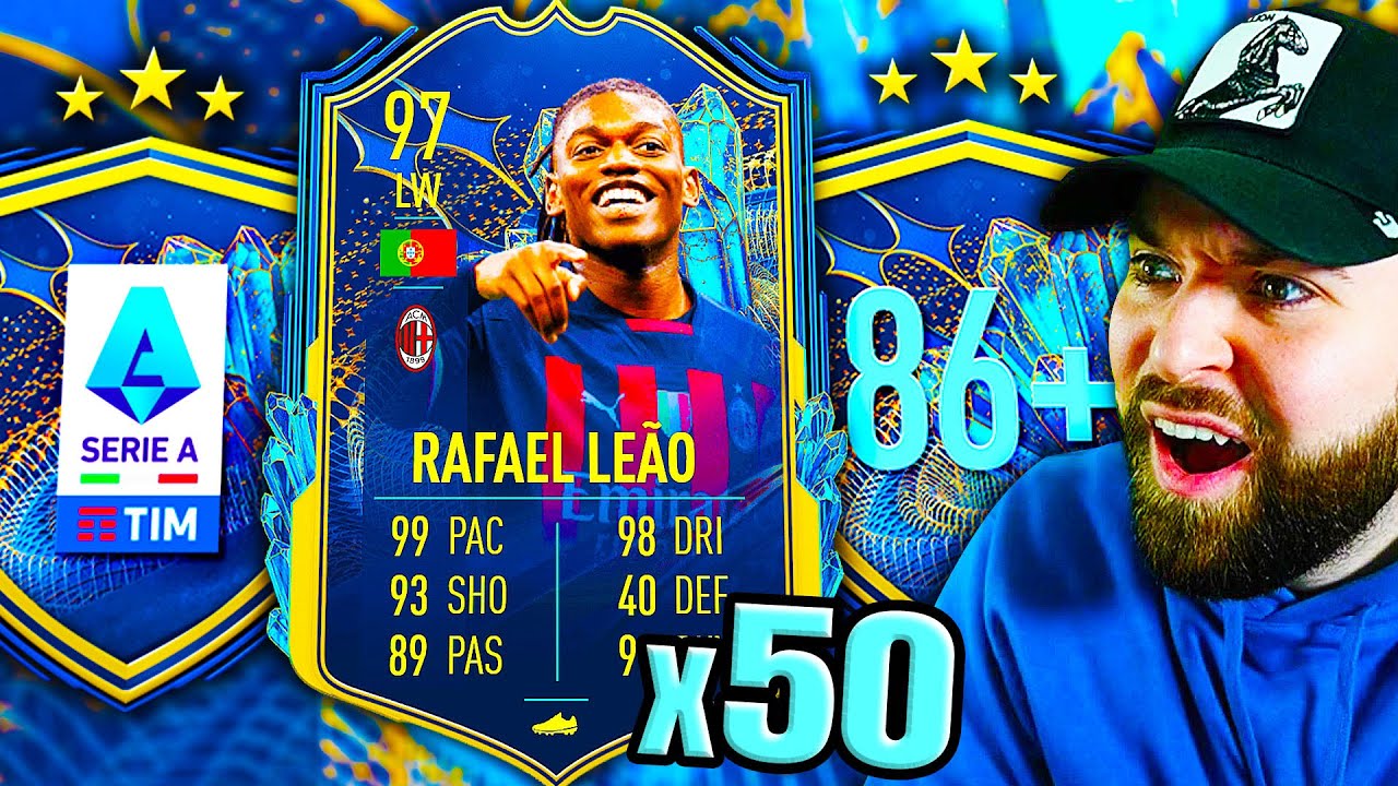 Opening 50x Serie A TOTS Guaranteed Packs & 86+ x 2 Upgrade Packs...