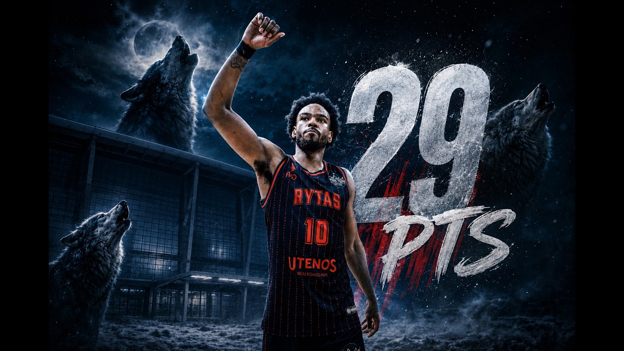 JERRICK HARDING MASTERCLASS 💯 | Takes Rytas to the FINAL with 29 PTS! 🔴⚪️⚫️