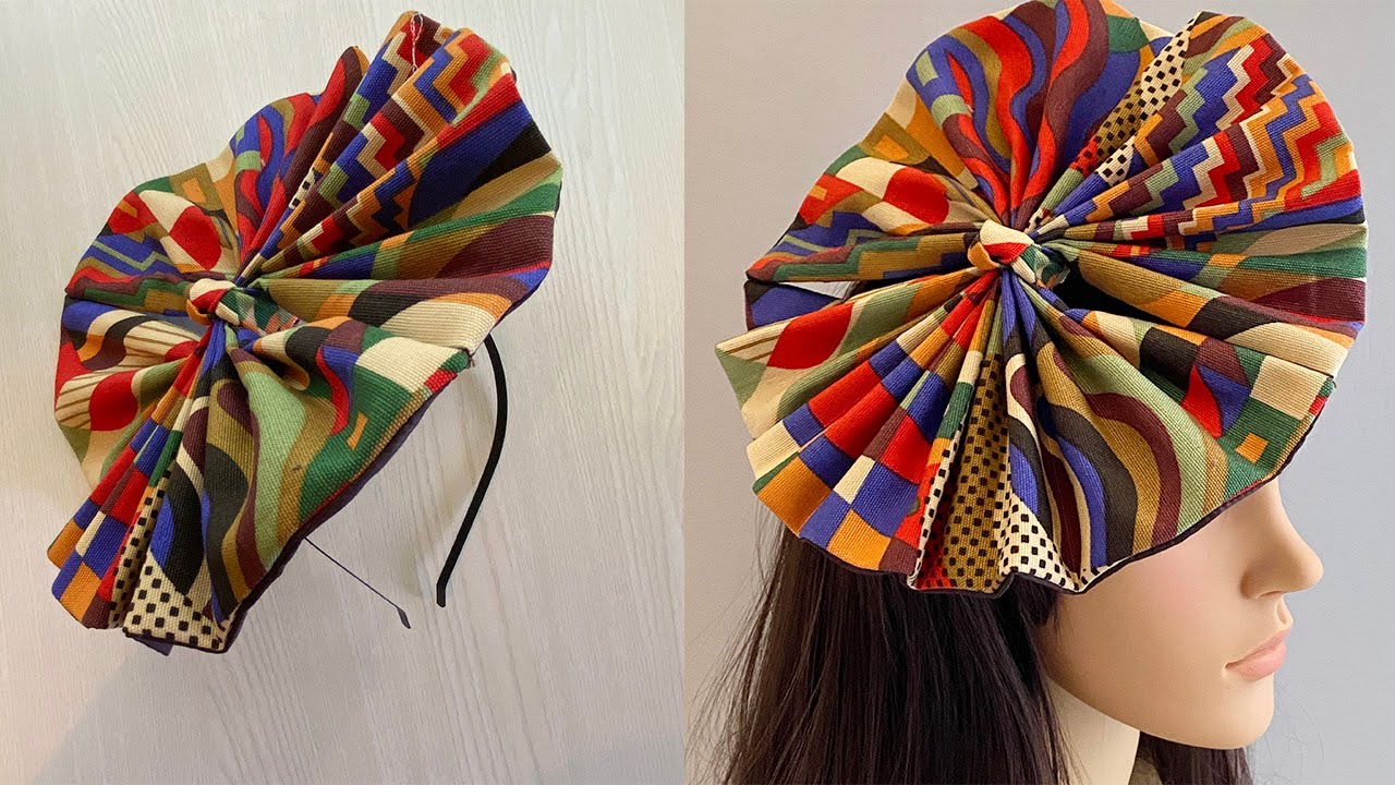 🤩 How to Make a Fascinator 🤩 | DIY Fabric Fascinator Style Wedding Hat | Fascinator Headband | मोहित