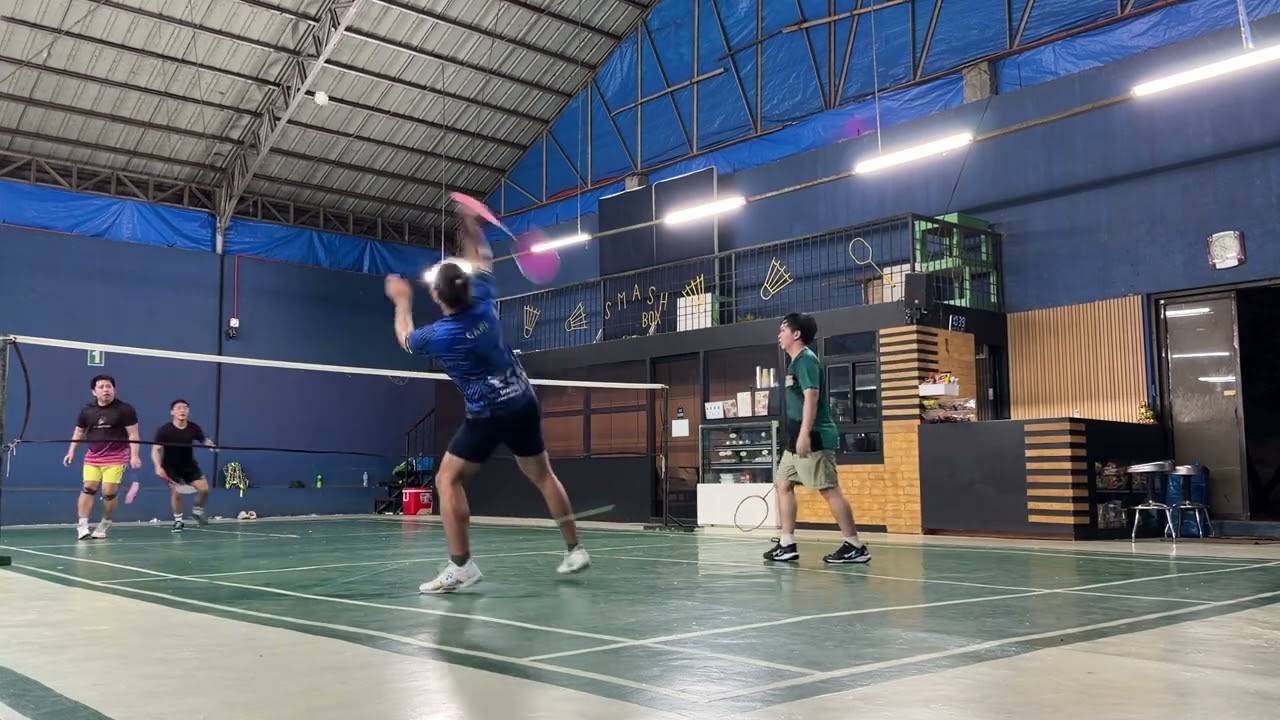 Badminton Game (Smashbox - 03/17/2026) Art and Maki vs Mark and Carl SET 1 and SET 2