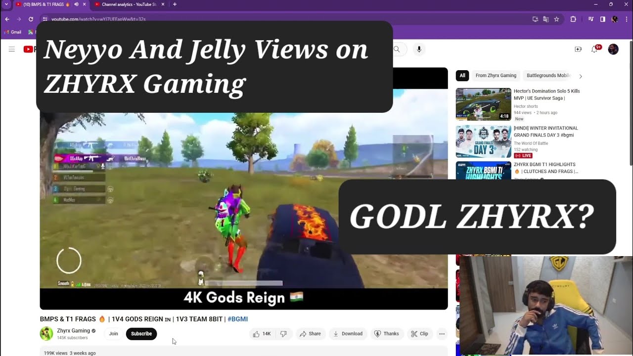 Neyoo reaaction on ZHYRX GAMING | jelly views on zhyrx | GODL ZHYRX??  @ZhyrxGaming