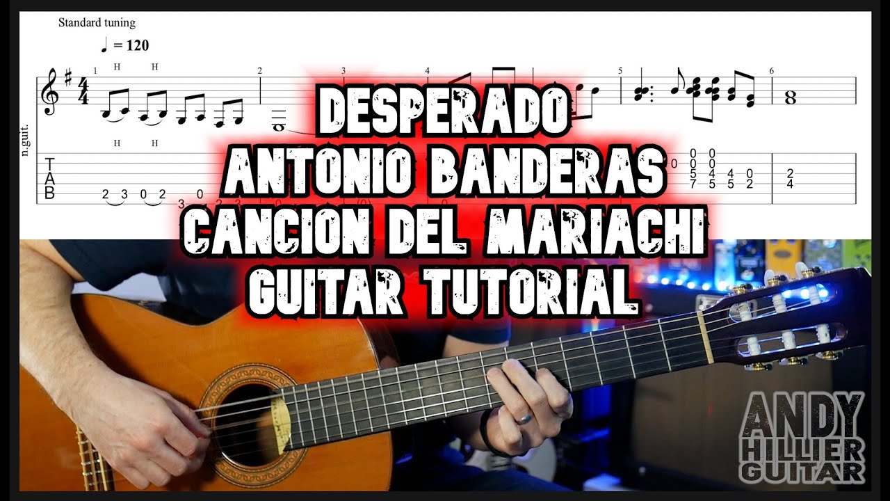 Песня Mariachi из Desperado. Урок игры на гитаре.
