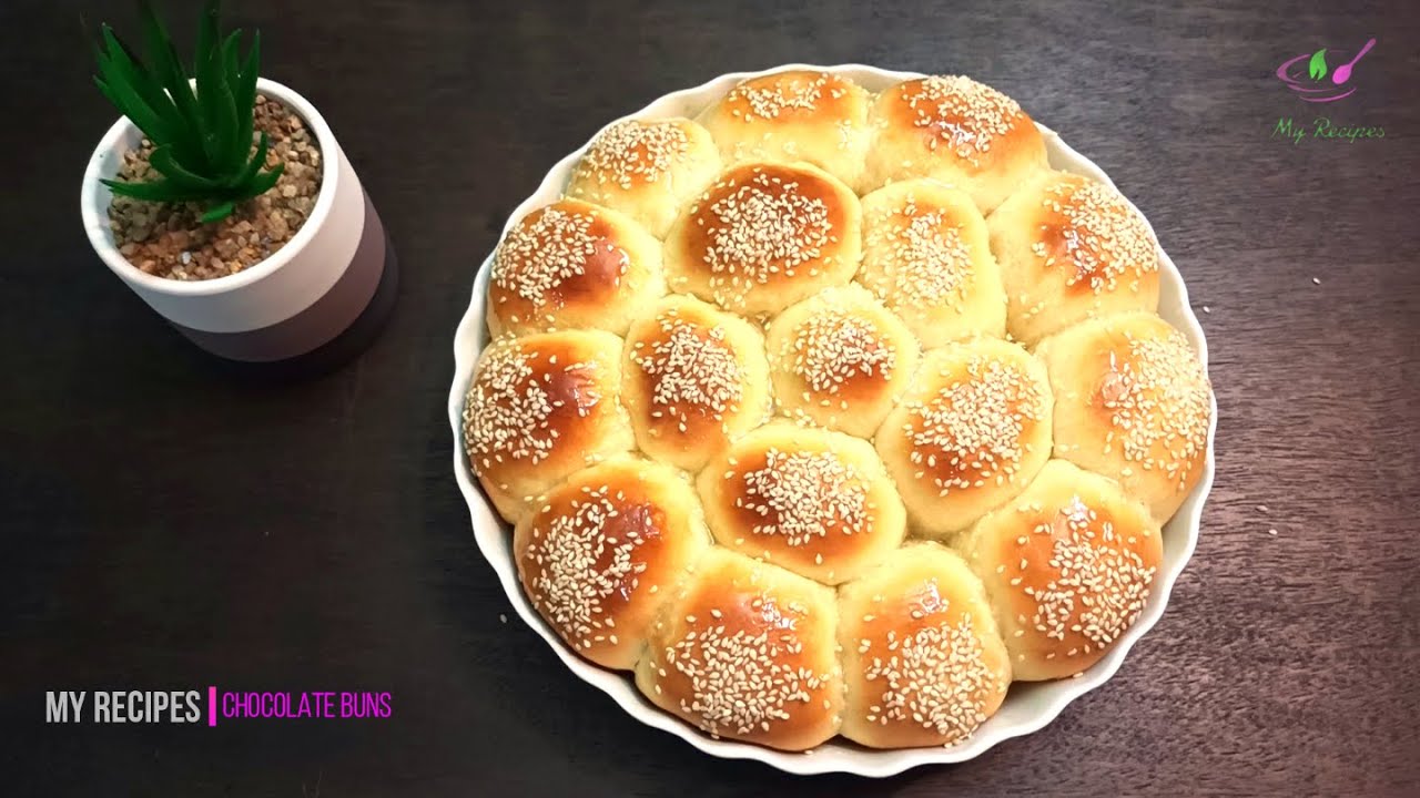 خلية نحل بالشوكولاة بدون بيض - Chocolate Buns without egg