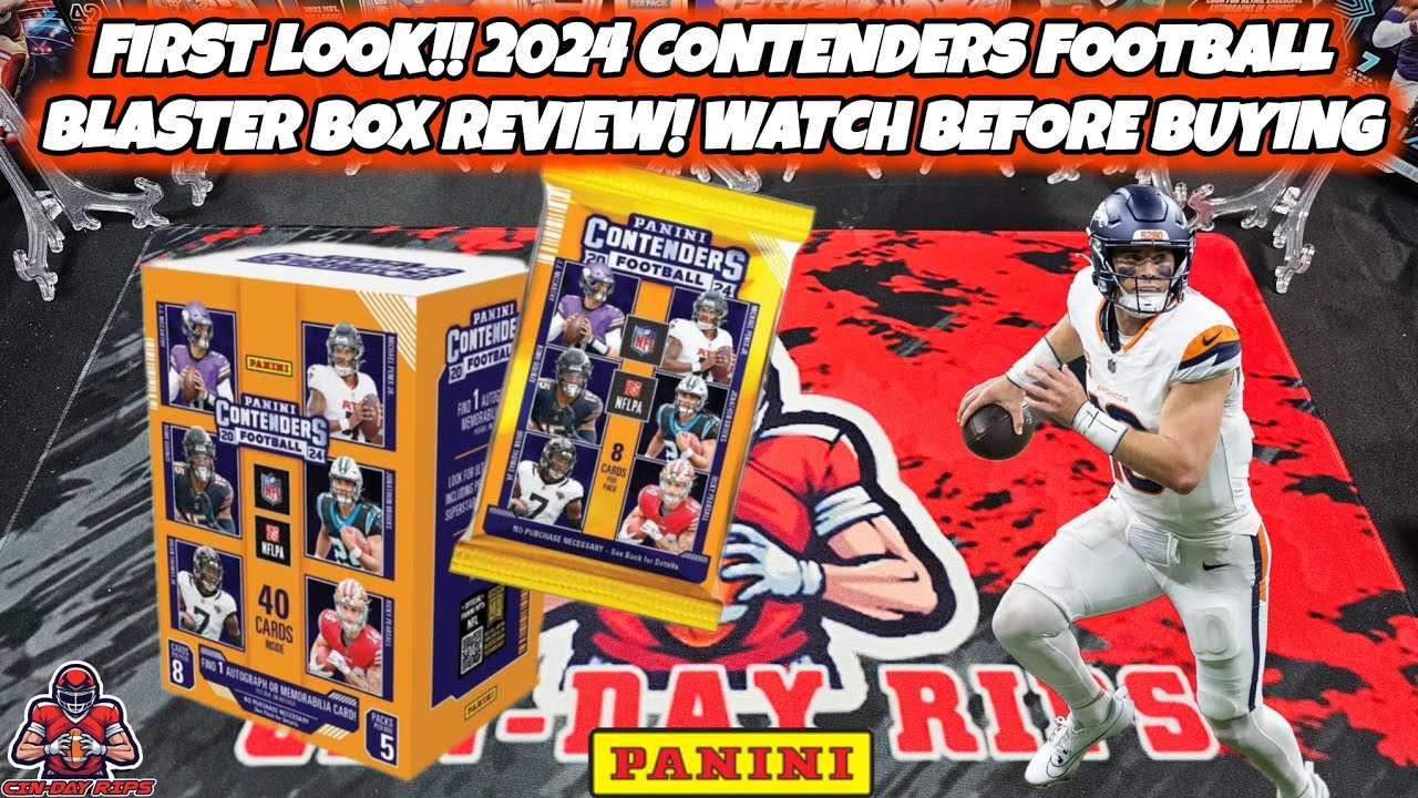 NEW PRODUCT FIRST LOOK! 2024 CONTENDERS FOOTBALL BLASTERS. WATCH BEFORE BUYING!! #PANINI #GIVEAWAY