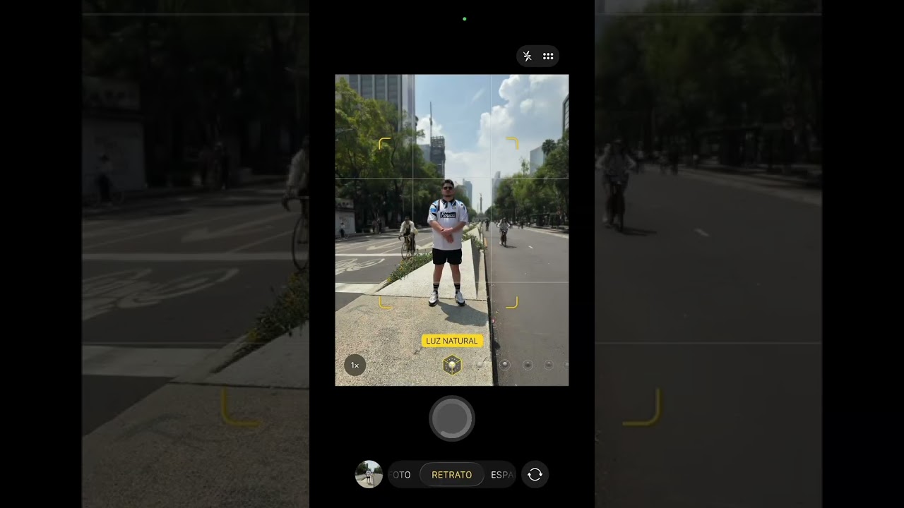 Prueba de modo retrato en iPhone 17 Pro