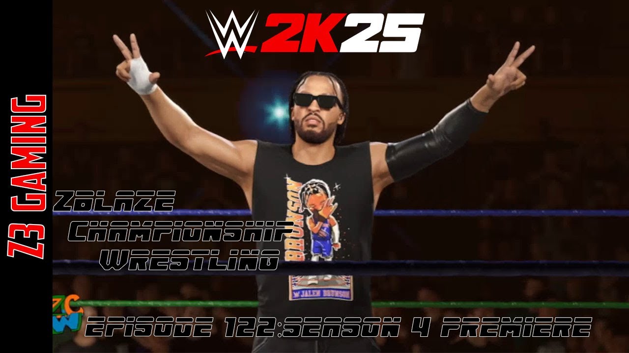 Zblaze Championship Wrestling-Episode 122 Season 4 Premiere-(WWE 2K25 Universe Mode)
