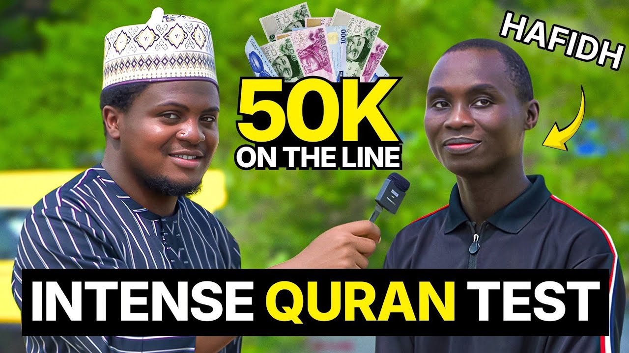 Testing a Hafiz for 50k : Can He Finish The Verse ? (Ramadan Edition )