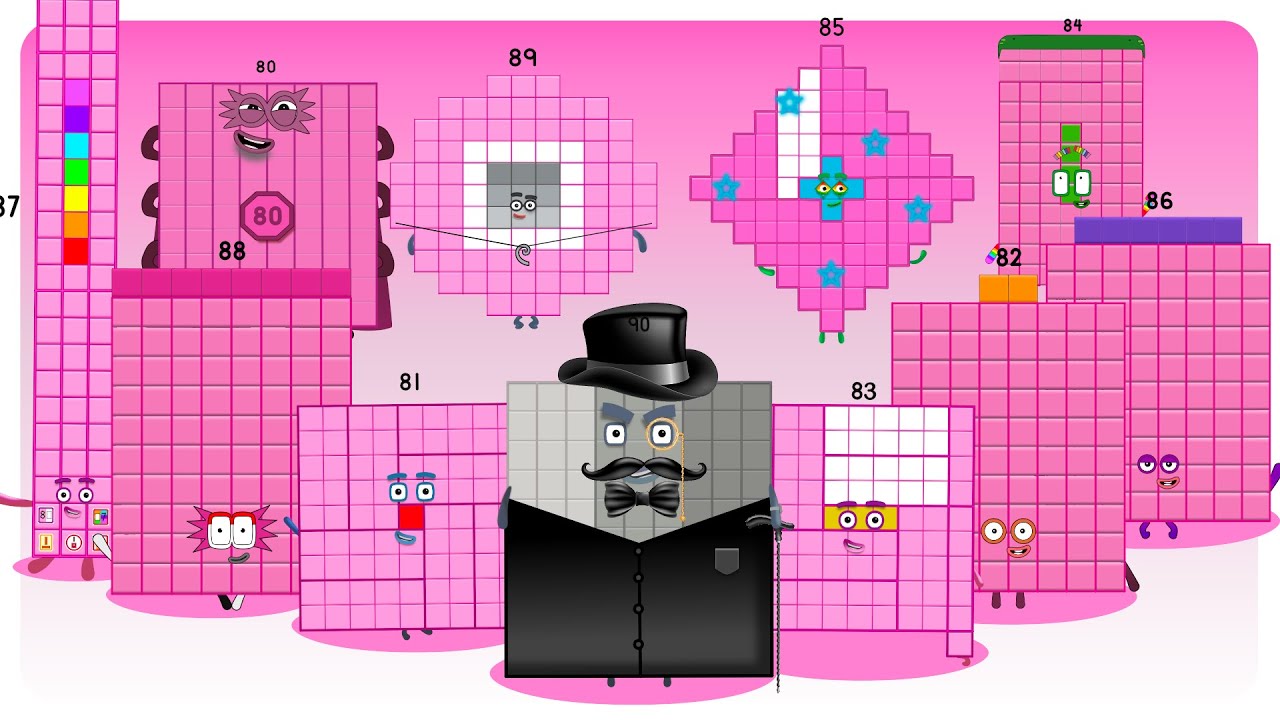 Sprunki OC Numberblocks 80 to 90 | Compilation Incredibox #sprunki #numberblocks #incredibox