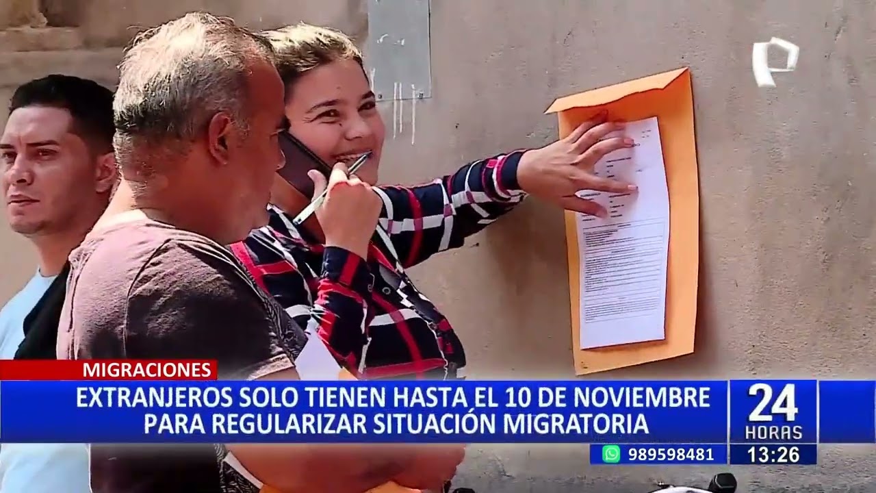 Migraciones: 100 mil extranjeros en Perú iniciaron proceso de regularización migratoria