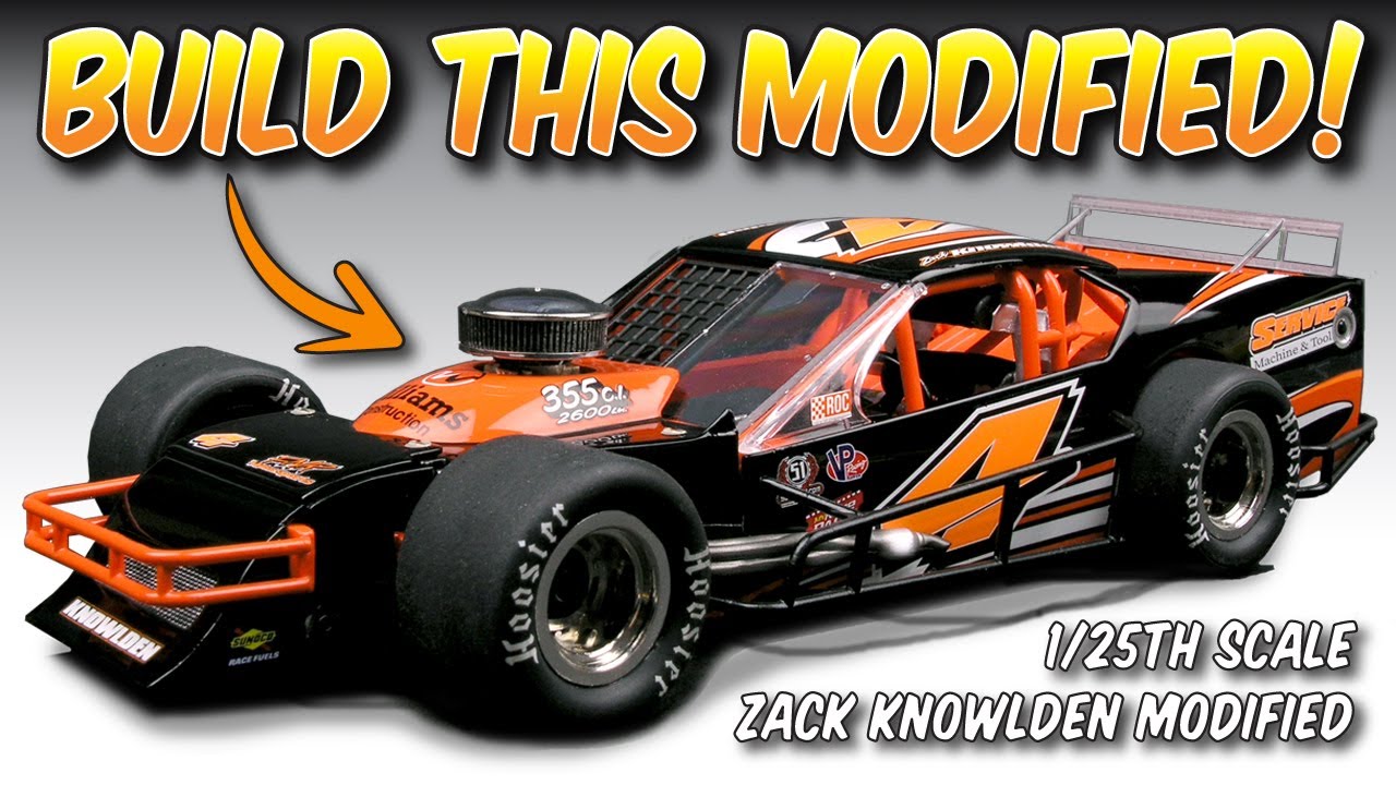 Tips & Tricks to help you build the  #4 Pavement modified in 1/25 Scale || Zack Knowlden  build PT 2