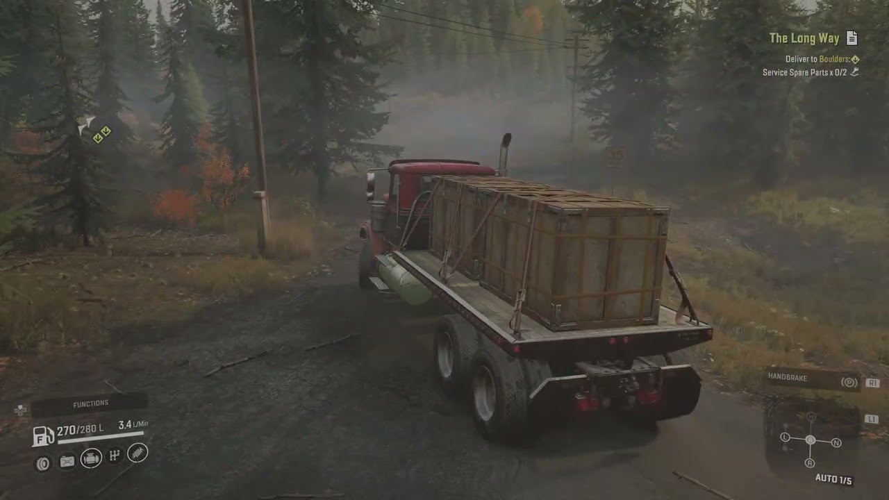 SnowRunner The Long Way Mission PS5 Gameplay Truck Simulator 