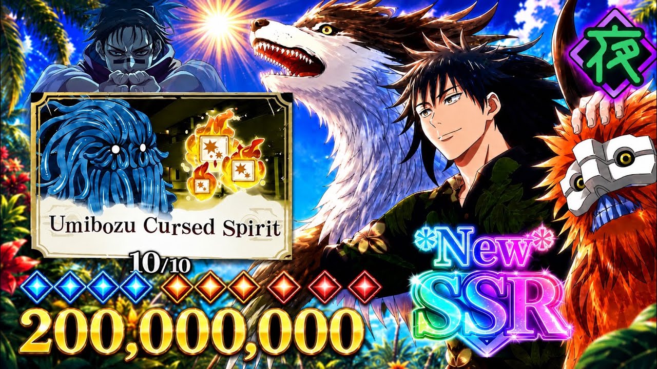 12 TURNS! A0 Summer Megumi BROKEN Support HARD SWEEP! Jujutsu Kaisen Phantom Parade 