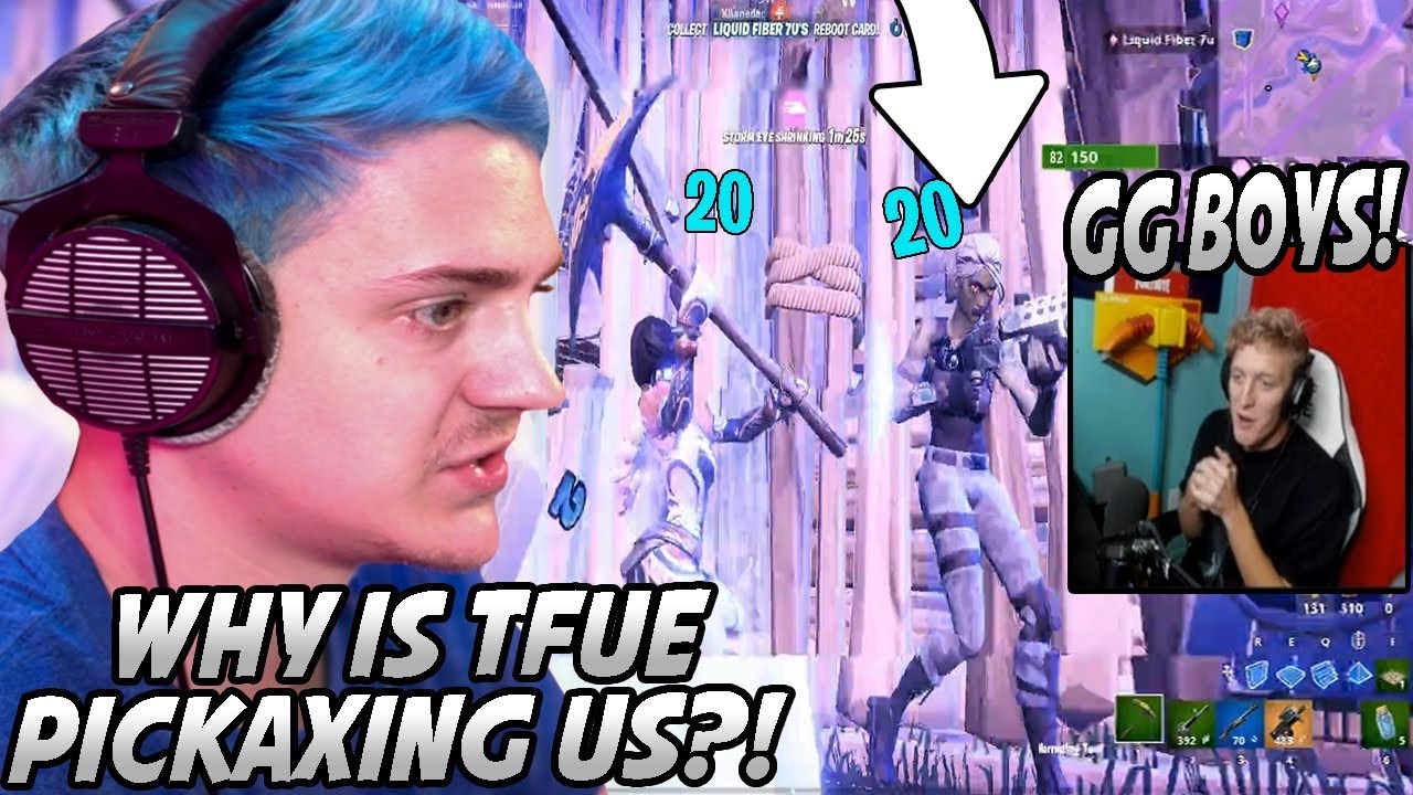Tfue Turns Into A TROLL & PICKAXES Ninja's Squad To WIN The Last Tournament Game!