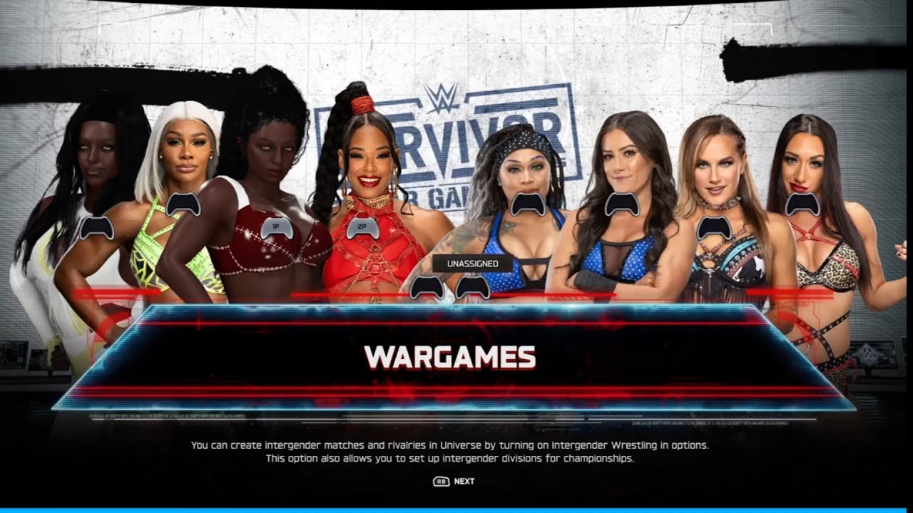 WWE 2K25 - SURVIVOR SERIES - 4 ON 4 WOMEN’S WAR GAMES MATCH - Presented By shaftcash269 & CashGen4