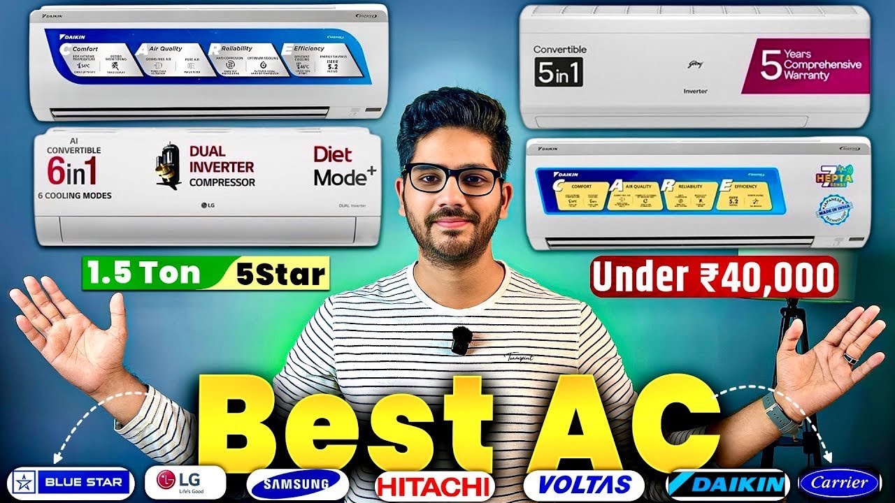 Best 1.5 Ton 5 Star AC in India ✨ Best AC Under 40,000/- in 2025 ✨ Top 5 AC in 2025 ✨ MR KNOWN ✨