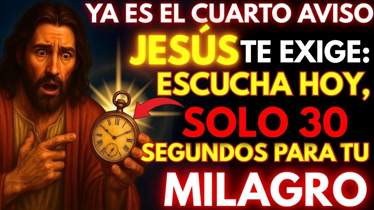 🚨 JESÚS DICE HIJO, POR FAVOR, NECESITO HABLAR CONTIGO AHORA… ES SOBRE TU MILAGRO