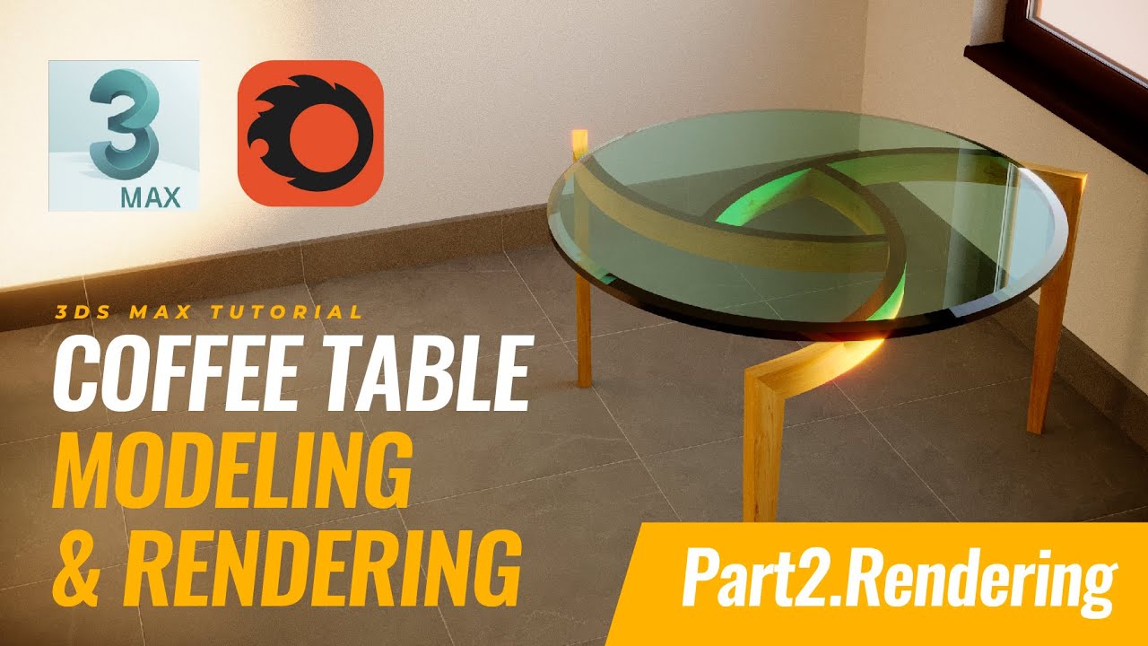 Coffee Table Rendering 3ds max | Part 2 | Eris Graphic