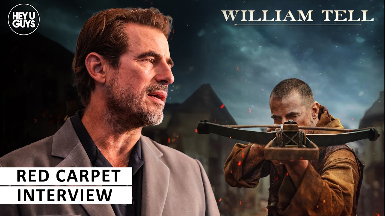 Claes Bang | William Tell UK Premiere Red Carpet Interview | Ellie Bamber | Emily Beecham