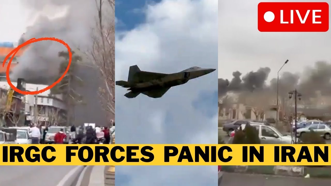🚨 LIVE: Several Explosions In Iran - U.S. Deploy F-22 Fighter Jets To Middle East