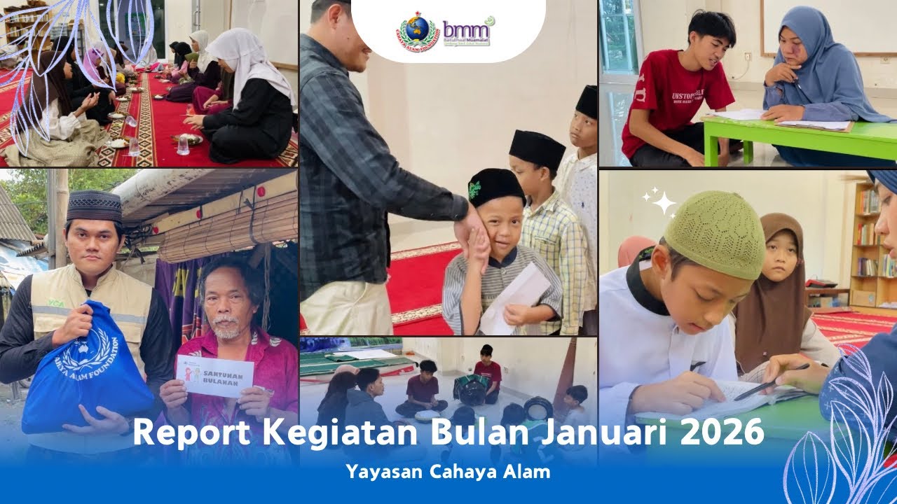 Report Kegiatan Bulan Januari 2026 | Yayasan Cahaya Alam Kab. Bekasi
