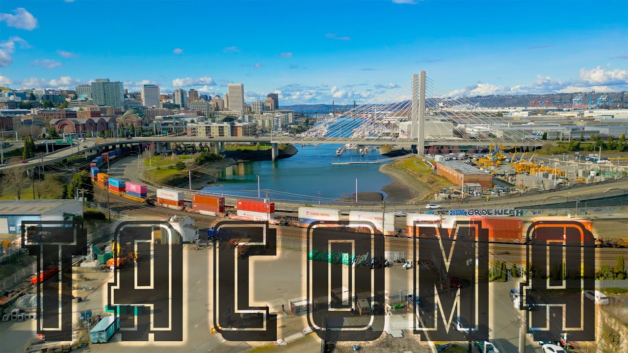 Tacoma Waterways and City 4K Drone Exploration