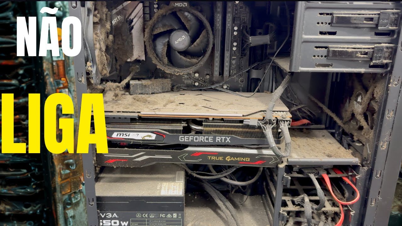 Limpeza de PC ao EXTREMO || PC ENTERRADO || #soluçaodonotebook
