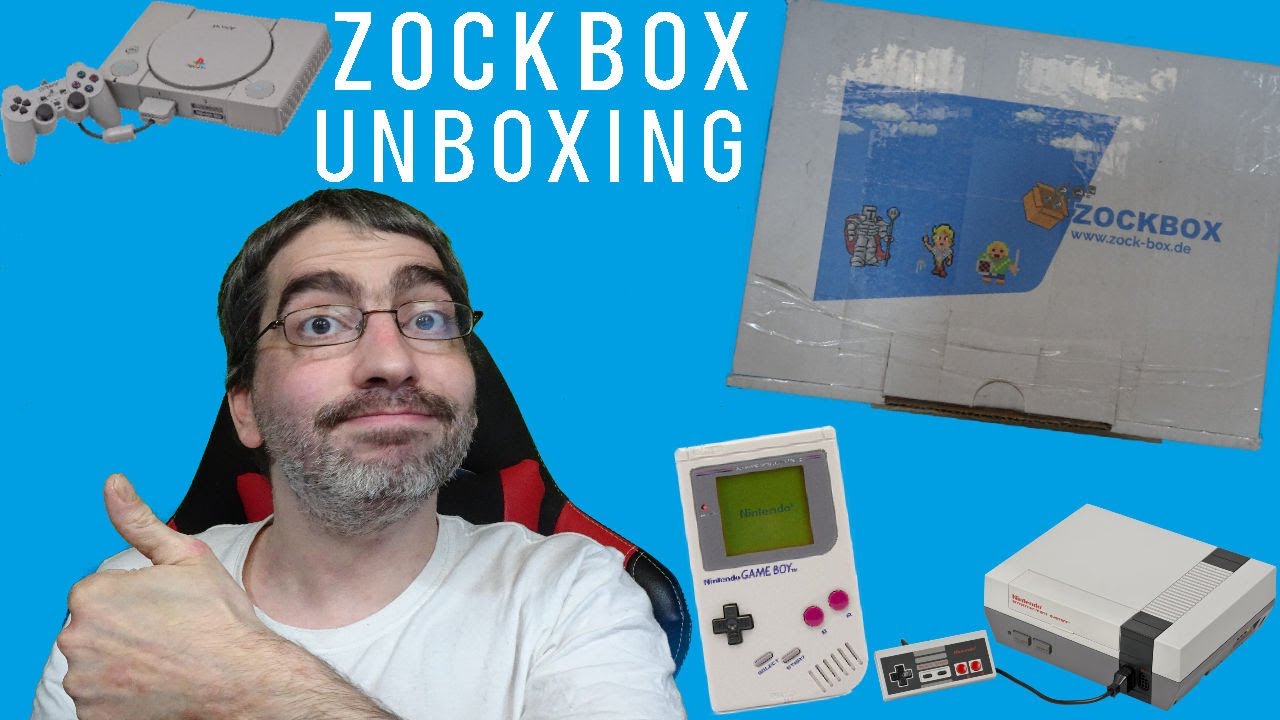 ZOCKBOX Unboxing - Spiele f&uuml;r Retro Konsolen