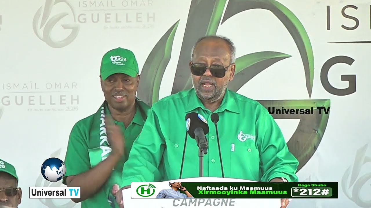 Hadal jeedinta Musharax Madaxweynaha Jabuuti Ismaaciil Cumar Geele