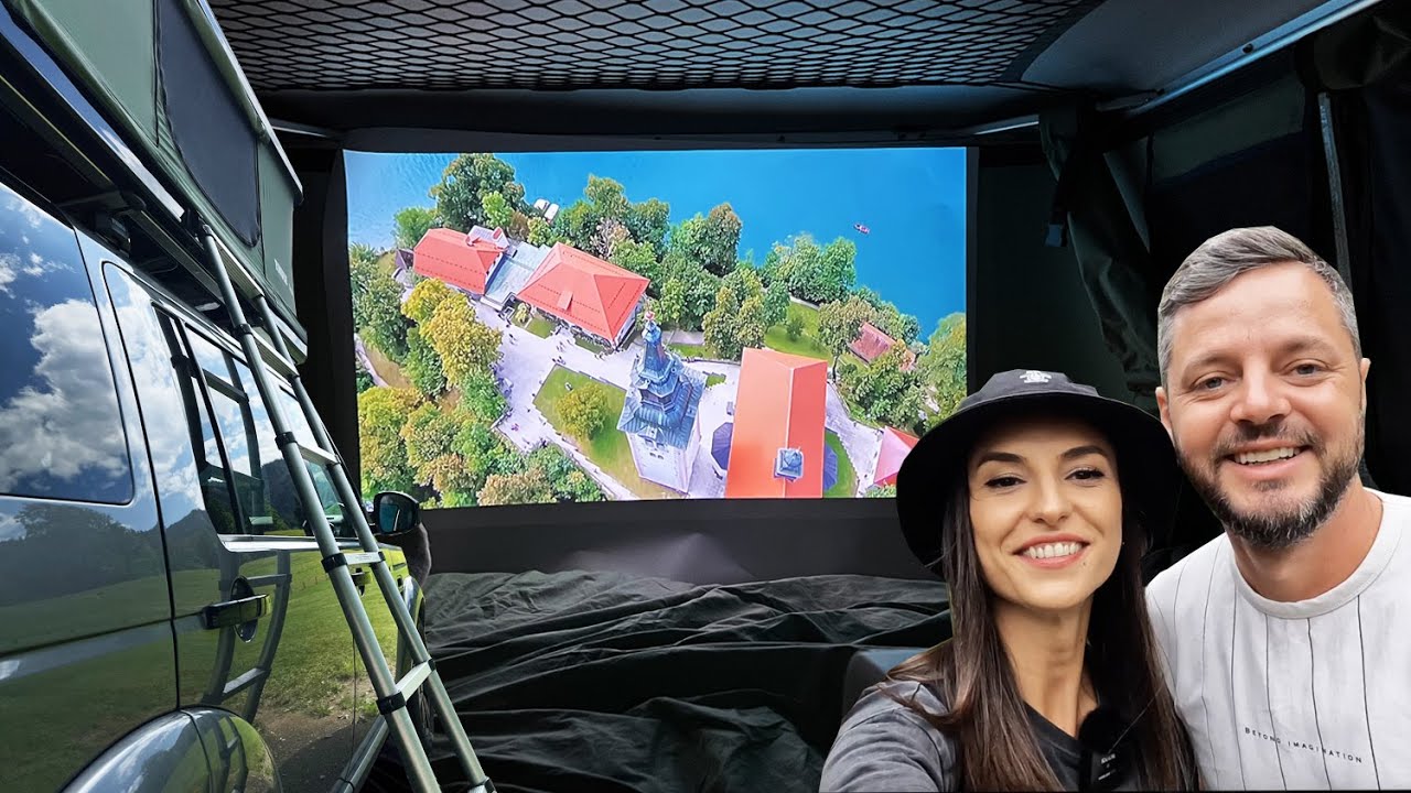 Ne-am facut cinema in cortul de pe masina! Soca | Slovenia 🇸🇮
