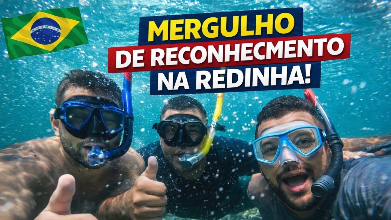 MERGULHO DE RECONHECIMENTO NA REDINHA (Natal/RN) – O QUE ACHAMOS LÁ EMBAIXO!