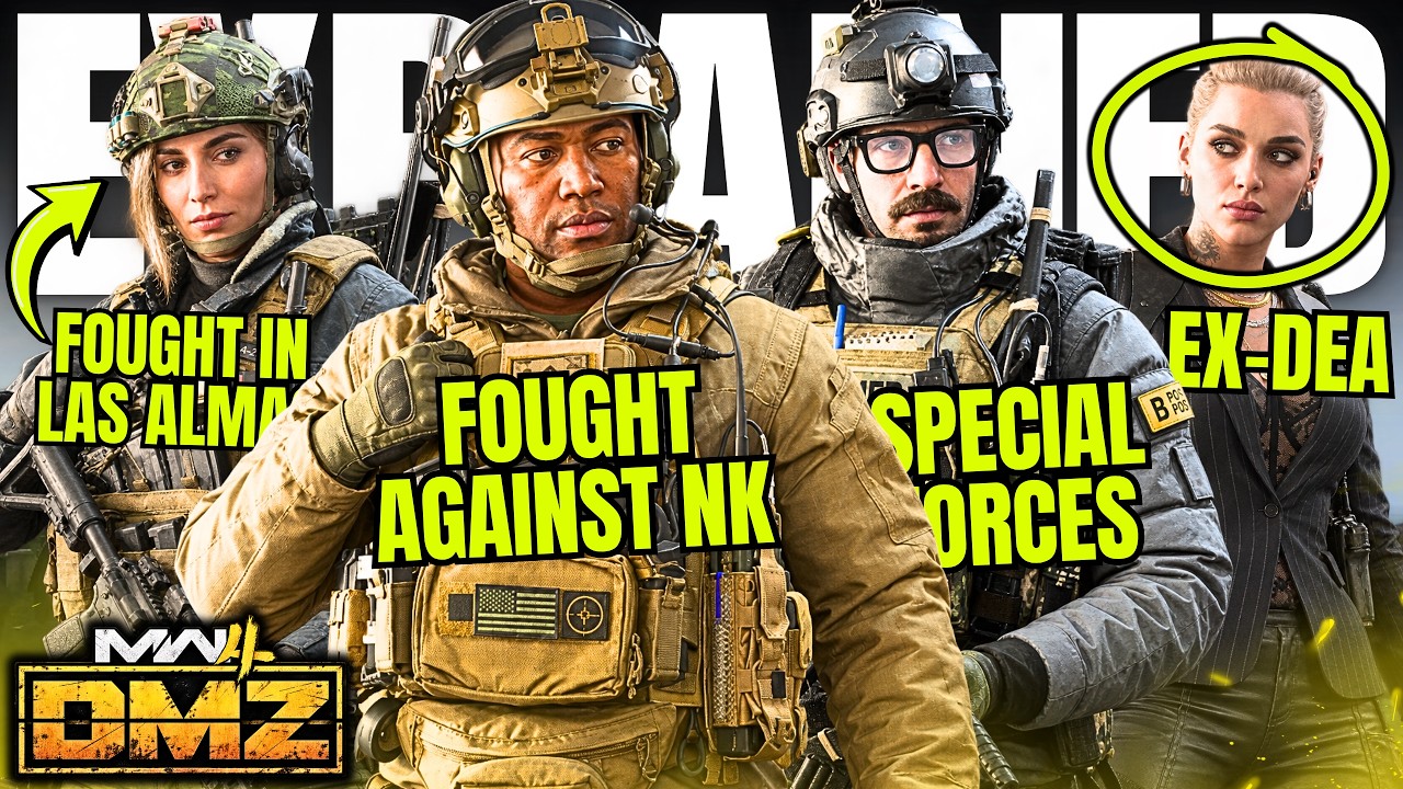 История каждого оператора Modern Warfare 4 DMZ!