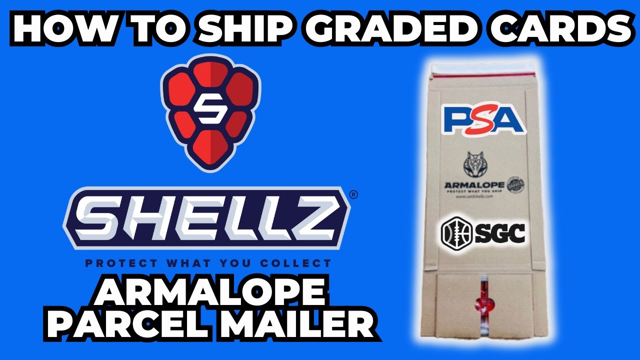 How To Ship Graded Trading Card Slabs - Cardshellz.com Armalope Parcel Mailer for Trading Cards