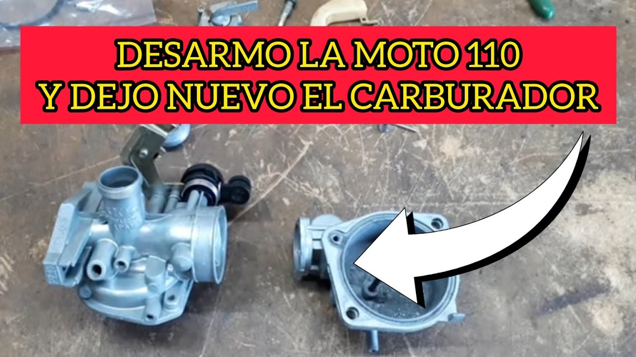 Desarme plasticos, limpieza carburador moto 110 zanella zb motomel blitz corven gilera Guerrero wave