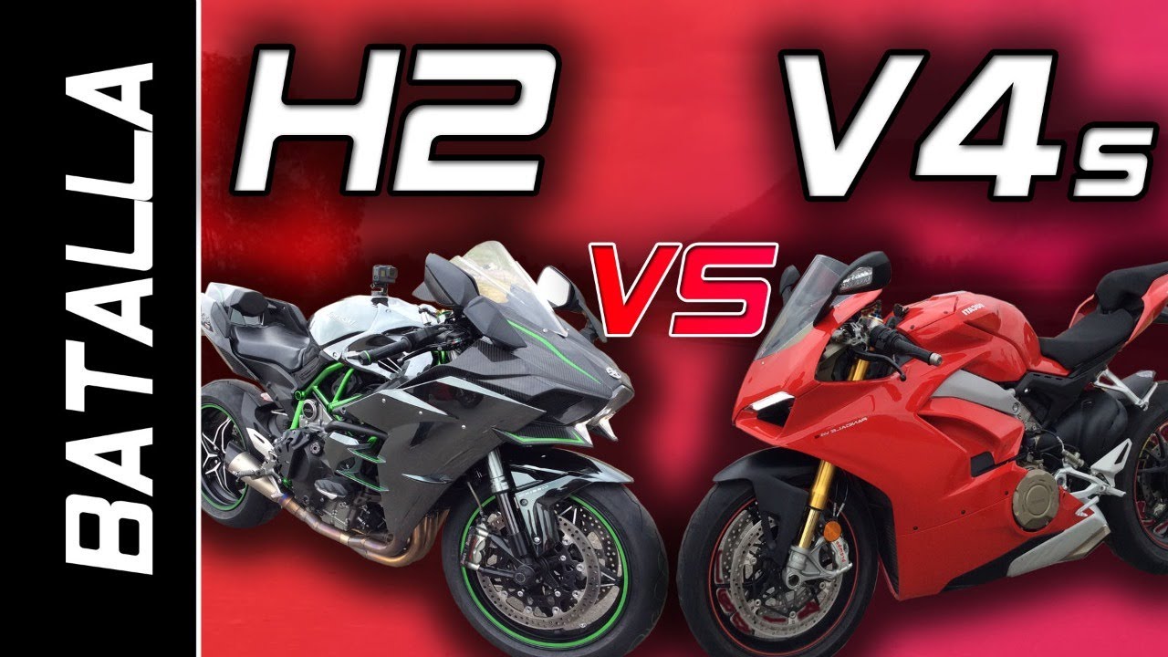 KAWASAKI H2 VS PANIGALE V4 S #FULLGASS