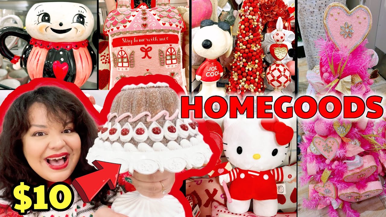 😍ПОТРЯСАЮЩИЕ НОВЫЕ ТОВАРЫ КО ДНЮ СВЯТОГО ВАЛЕНТИНА В HOMEGOODS! + СКИДКА 50% НА РОЖДЕСТВЕНСКИЕ ПО...