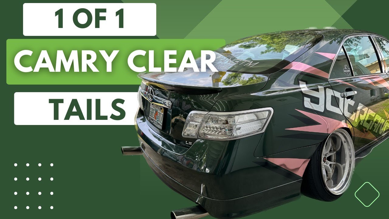 КАК СДЕЛАТЬ ПРОЗРАЧНЫЕ ЗАДНИЕ ФОНАРИ CAMRY (1 из 1)