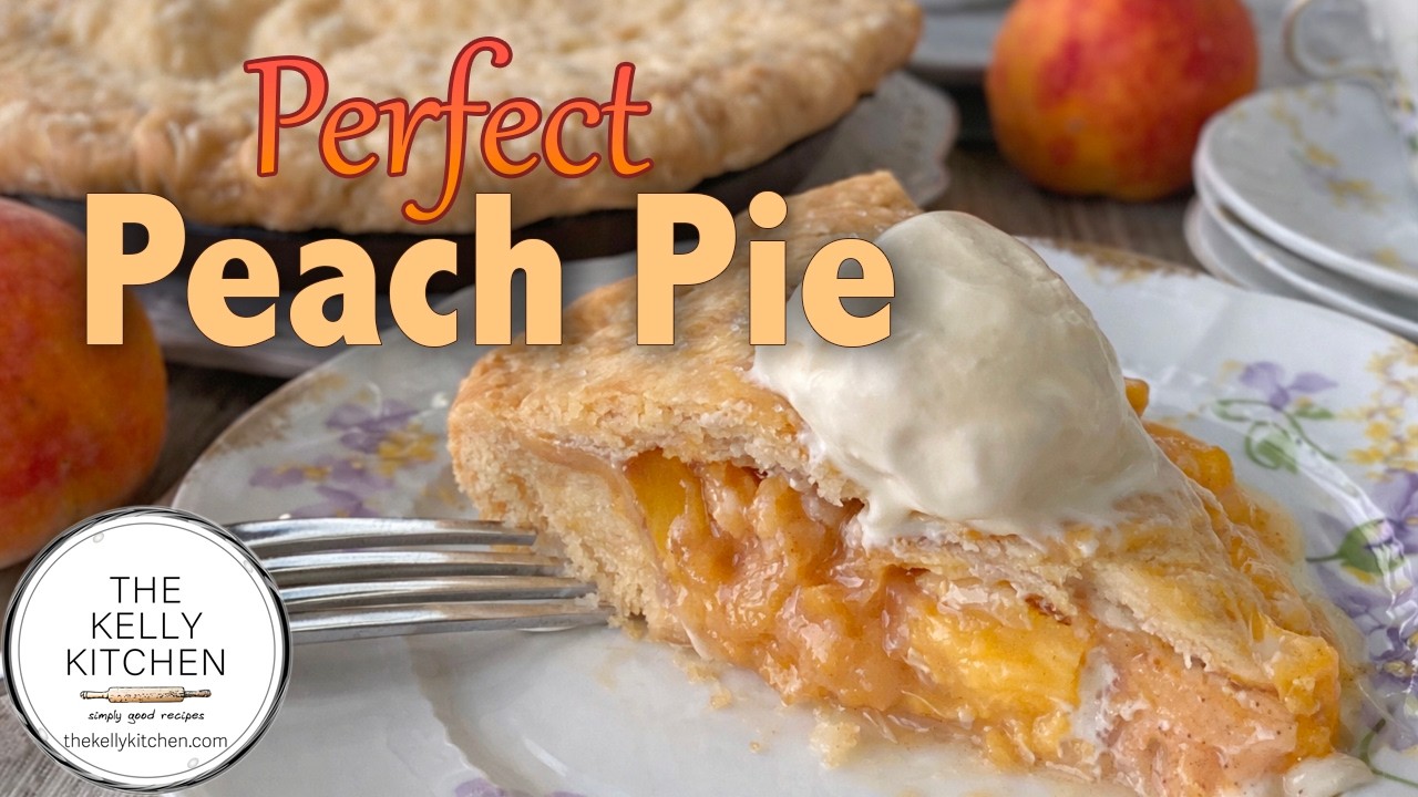 The PERFECT Peach Pie Recipe From Scratch - How-To Secrets for the Best Flaky Crust & Juicy Filling