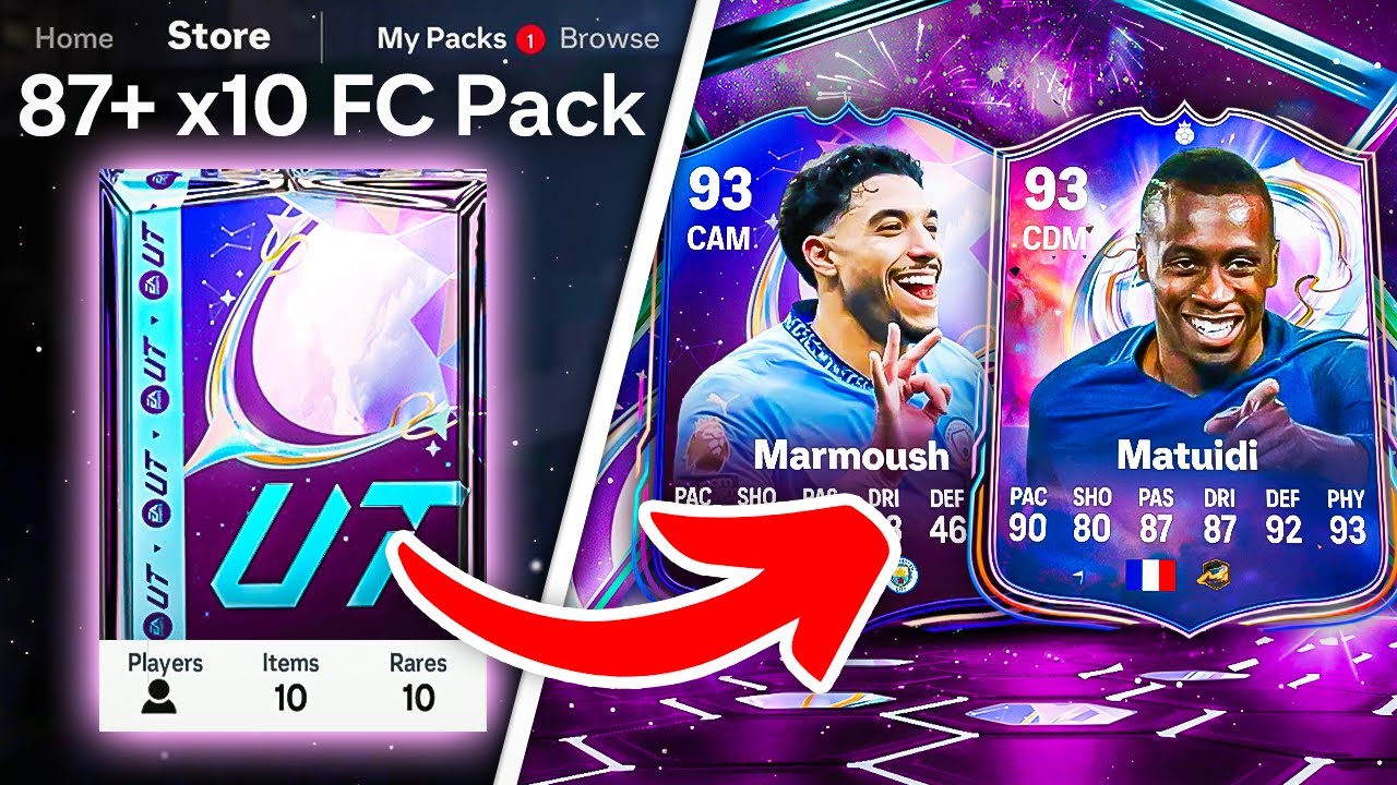 87+ x10 ФЭНТЕЗИЙНЫХ НАБОРОВ УРОВНЕЙ 40! 😳 FC 25 Ultimate Team