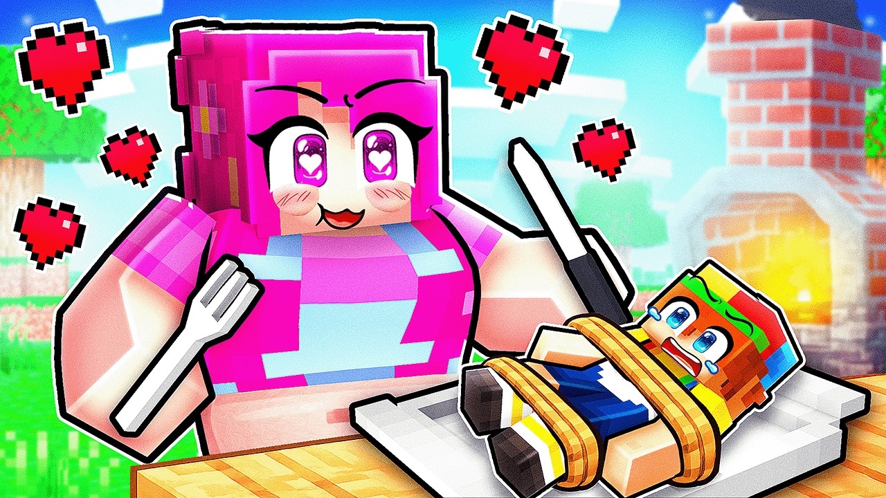 Daisy EATS Johnny in Minecraft!