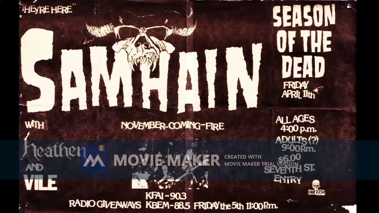 Samhain 7th St Entry Mpls Apr 11 1986