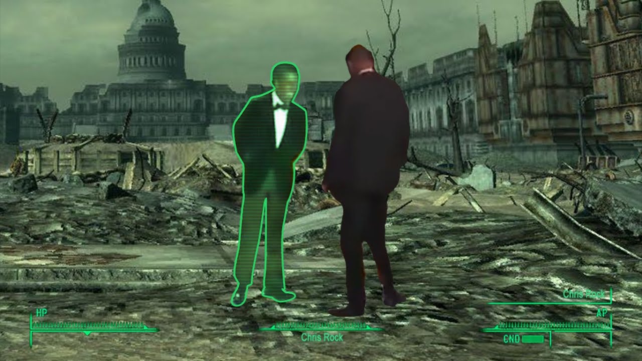 Will Smith smacks Chris Rock on stage at the Oscars, Fallout 3 Version