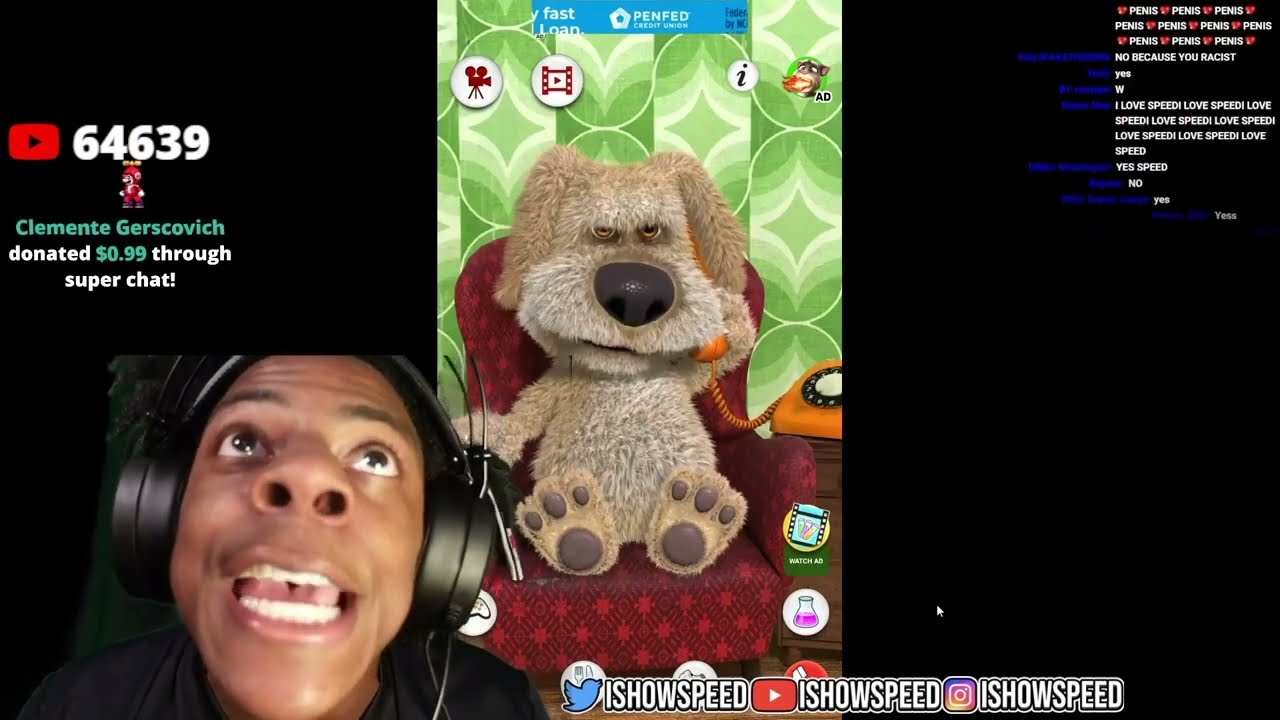 IShowSpeed x Talking Ben Funny Compilation