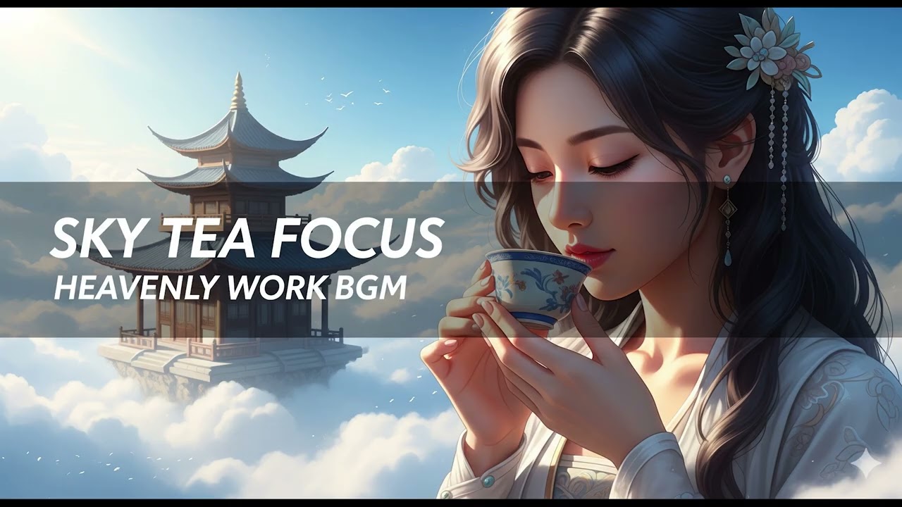 【BGM radio】Tea Above the Clouds. ☁️ Sophisticated Sky Jazz for Reading & Calm