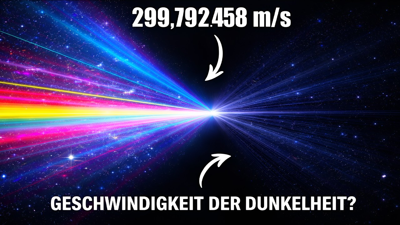 Licht hat eine Geschwindigkeit – aber was ist mit der Dunkelheit?