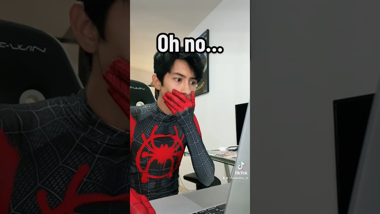 Peter B Parker M0R1RA en Across The SpiderVerse&hellip; - IVANSPIDEY #shorts